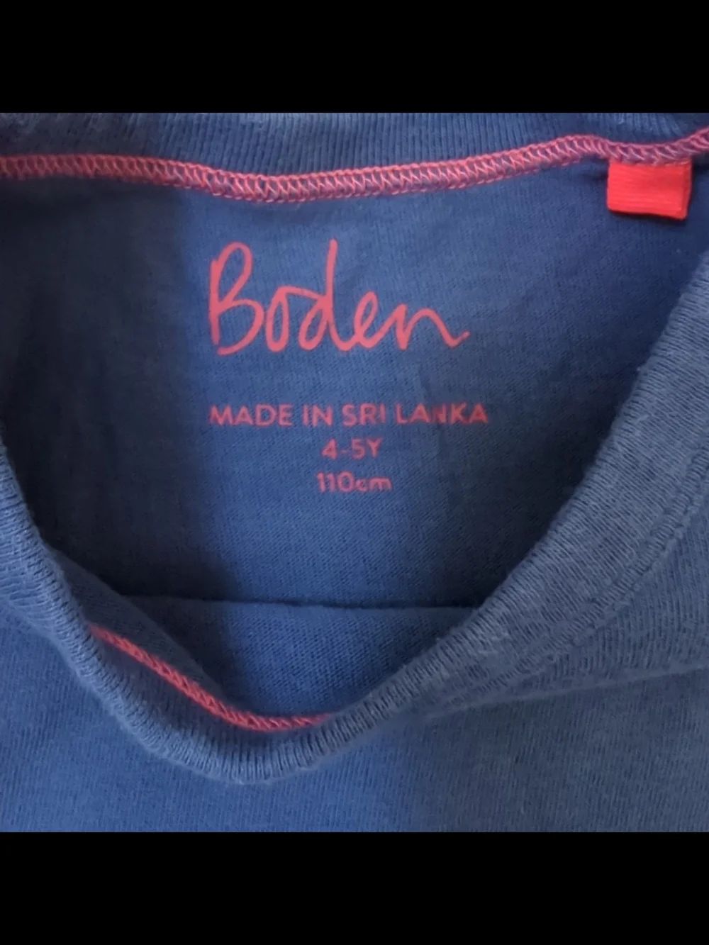 Boden Navy Tee with Light Blue Sunglasses And Dog Motif